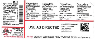 60760-899 - OXYCODONE 60760 899 90